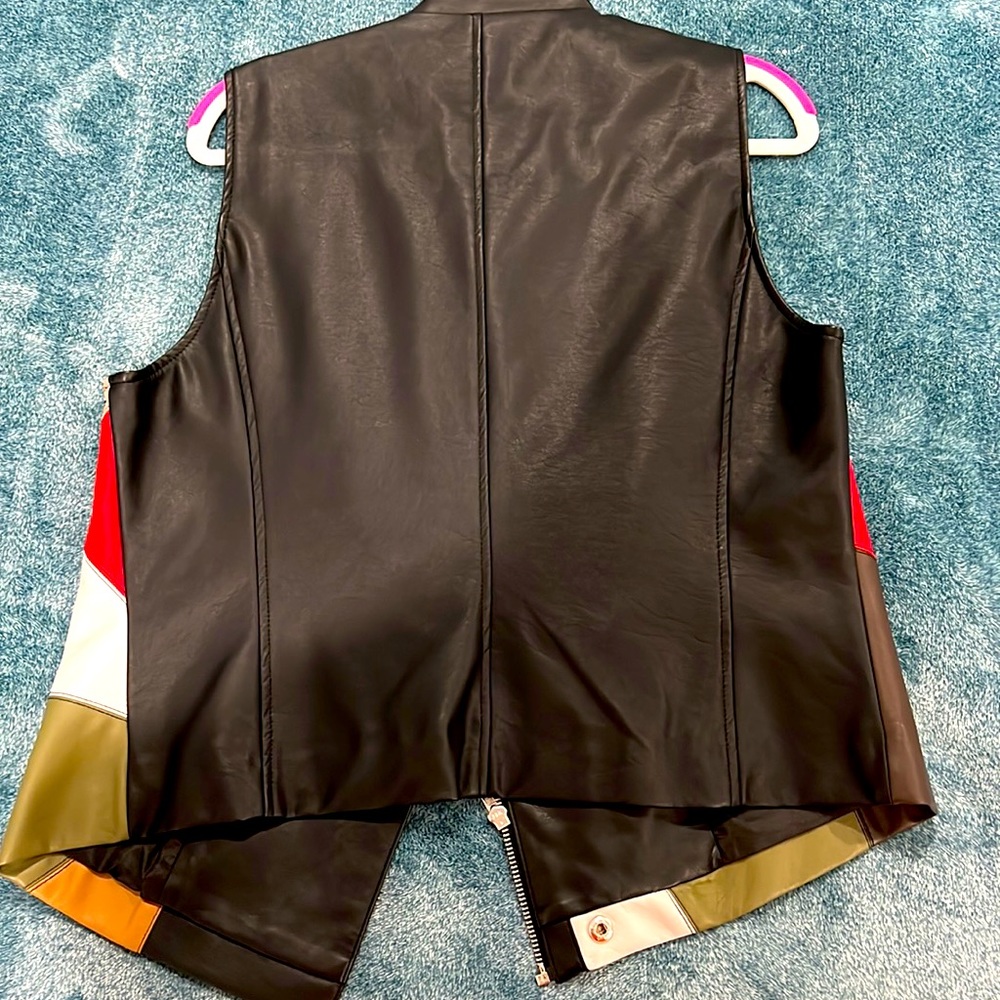 Vegan leather vest